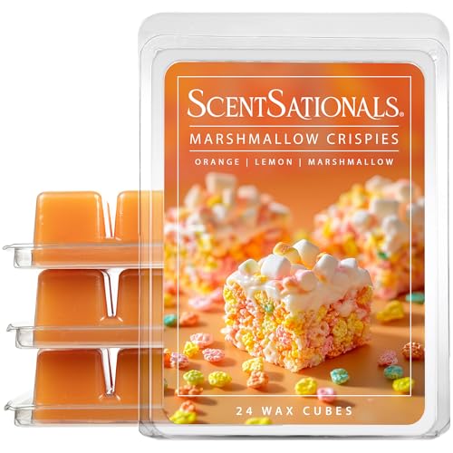 Marshmallow Crispies Scented Wax Melts - Citrus & Vanilla Home Fragrance