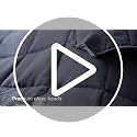 Yescool 20 lbs Cooling Weighted Blanket for Adults - Queen Size 60" x 80", Grey