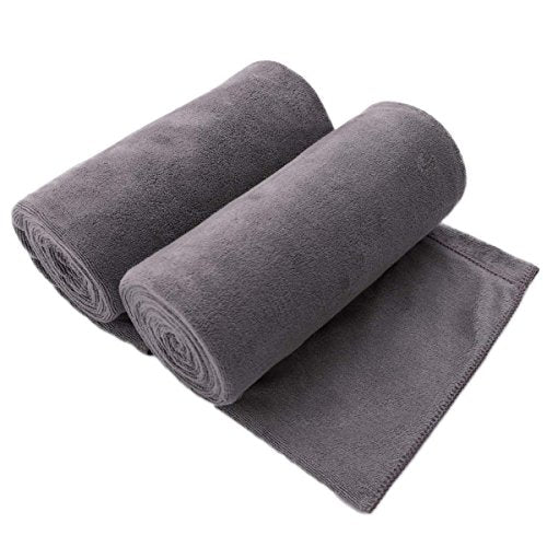 JML Microfiber Bath Towels 2-Pack (30" x 60") - Oversized Quick Dry