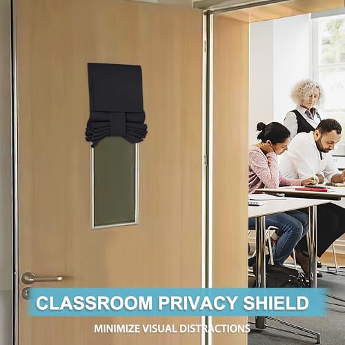 Blackout Door & Window Shade Panel - No-Drill Room Darkening Cover, 8" x 36"