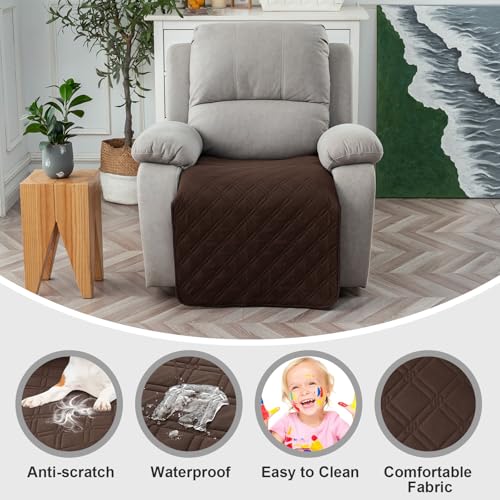 Waterproof Recliner Chair Cover - Non-Slip Furniture Protector, 23.6"