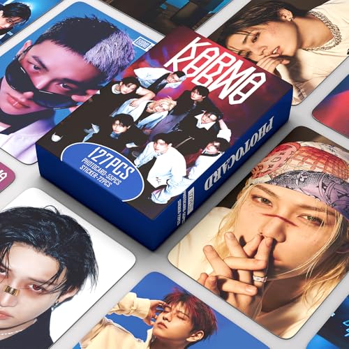 127-Piece Album Photocard and Sticker Set - Collectible Photo Cards