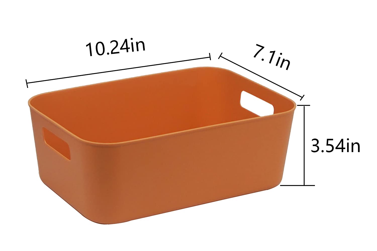 Feisco Set of 6 Cabinet Organizer,Durable and Stylish Storage Basket Storage Bin for Organizing Your Cabinet Kitchen Bathroom Desktop