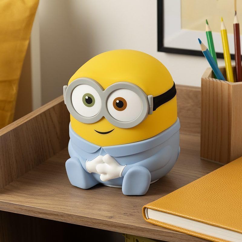 Squishy Character Silicone Night Light, Rechargeable Cordless Lamp