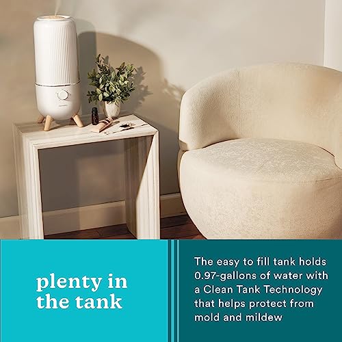 Ultrasonic Cool Mist Humidifier 0.97-Gallon Tank with Aromatherapy and Night-Light