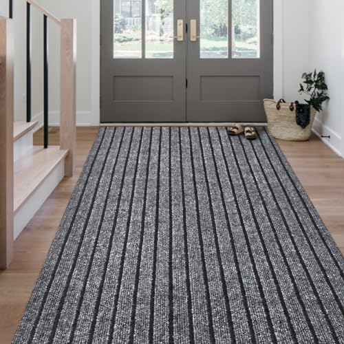 2ft x 6ft Waterproof Outdoor Runner Rug, Non-Slip Rubber Backing Carpet