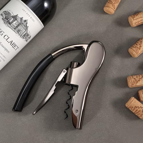 Rabbit Wine Opener Set with Foil Cutter - Heavy-Duty Zinc Alloy Sommelier Corkscrew