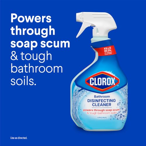 Bleach-Free Disinfecting All-Purpose & Bathroom Cleaner Spray Set, 32 oz