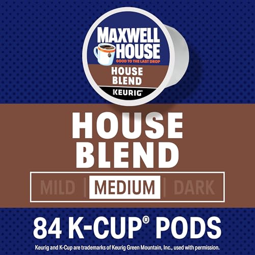 House Blend Medium Roast Single-Serve Coffee Pods, 84 Count Box