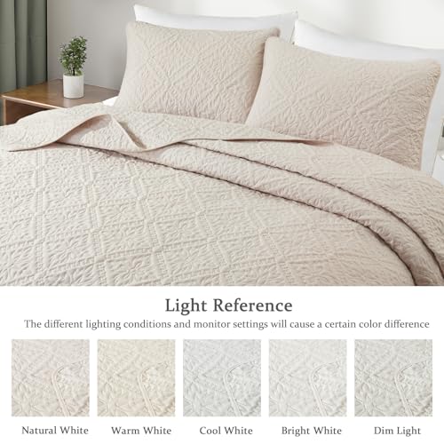 Exclusivo Mezcla Full/Queen Quilt Set - Lightweight Bedspread Coverlet