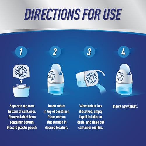 Reusable Moisture Absorber with 4 Tablets for Musty Odor Control