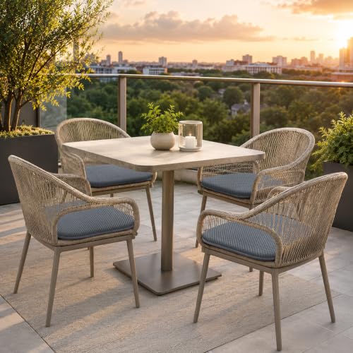 U-Shaped Foam Dining Chair Cushions, Non-Slip Kitchen Seat Pads 17x15
