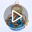 Old World Christmas Octopus Glass Ornament - Sea & Water Animal Holiday Decor
