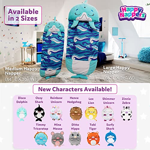 2-in-1 Plush Shark Pillow & Sleepy Sack for Kids - 66x30