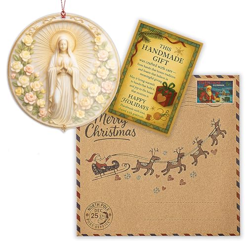 Nativity Ornament Gift for Women & Men | KingDuhu Christmas Keepsake with Card