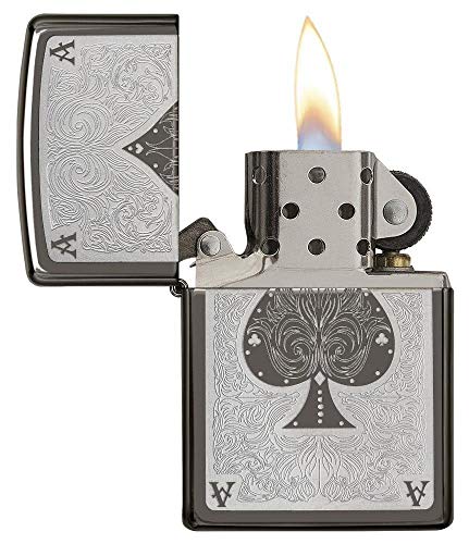 Windproof Ace Lighters - Refillable Metal Design