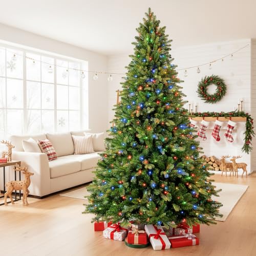 Green 6ft 360° Rotating Christmas Tree with Music and 280 LEDs