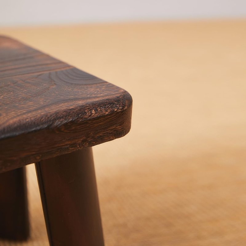 GZQWDC Wooden Foot Stool,Kids Stool,Small Bench,Wooden Steps,Kitchen Step Stool,Wood Plant Stand (14.2"x10.2"x7.1")
