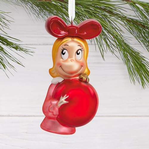 Hallmark Dr. Seuss's Grinch Cindy-Lou Who Christmas Ornament - Glass Holiday Decor