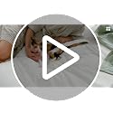 100% Washed Cotton Queen Duvet Cover Set - 3-Piece Linen-Like Texture