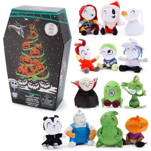 13-Day Coffin Halloween Countdown Calendar with 13 Mini Plush Toys