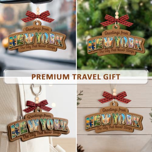 New York City Landmark Ornament - Christmas Holiday Keepsake Gift