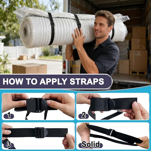 Twin/Twin XL Vacuum Mattress Packing Bag with Straps