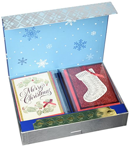 Hallmark Assorted Christmas Cards Set 24 Pack Multicolor 5 x 7.2 Inches Holiday Greetings