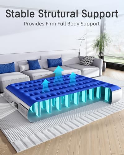 Queen Air Mattress with Built-in Pump - 13" Raised Inflatable Airbed
