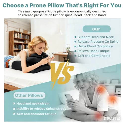 Ergonomic Memory Foam Wedge Pillow for Support and Elevation