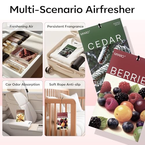 20 Pack Assorted Scented Sachets for Closet, Drawer, and Home Deodorizer