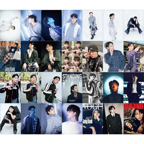 55 Pcs Jungkook Photo Card Set - Ultra-Clear Lomo Collection