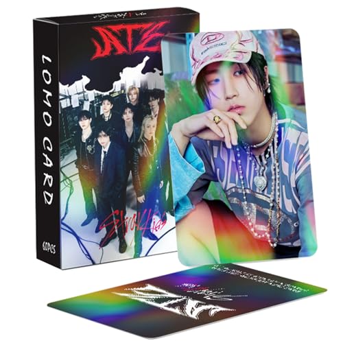 60 PCS Laser Photo Card Set - Album Collectible Lomo Cards for Fans
