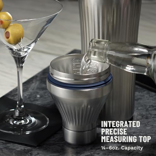 Elevated Craft Diamond Edition Hybrid Cocktail Shaker Set 28oz Stainless Steel