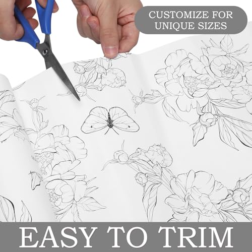Scented Drawer Liners 10 Sheets - Fragrant Linen Butterfly Pattern, Large Size, Non-Adhesive Home Decor
