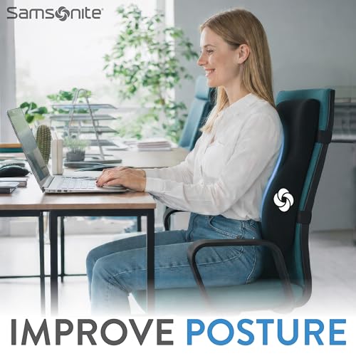 Ergonomic Memory Foam Lumbar Support Pillow for Back Pain Relief