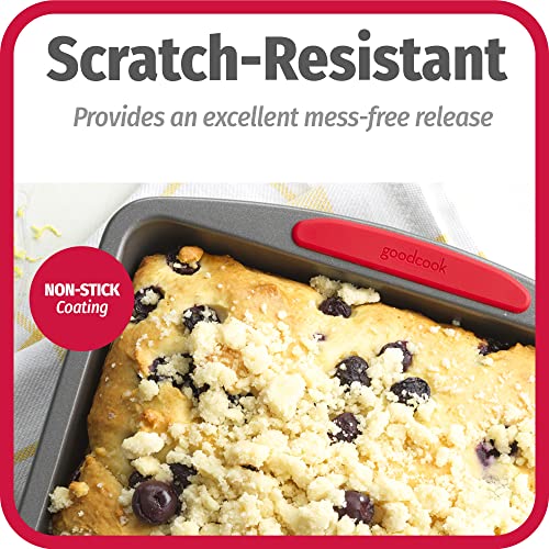 8x8-Inch Square Non-Stick Baking Pan with Silicone Grip Handles