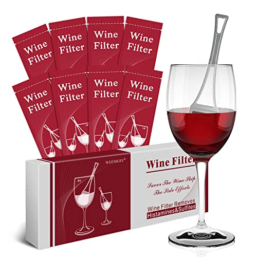Wine Purifier Wand Sulfite and Histamine Filter 8 Pack