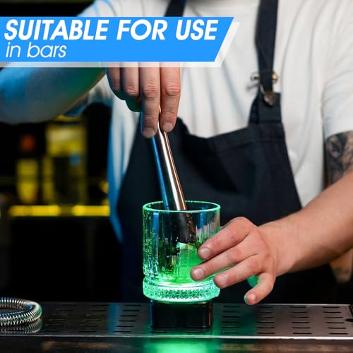 Stainless Steel Cocktail Muddler Set - 20 Pcs Bar Tool Kit for Drinks & Mojitos