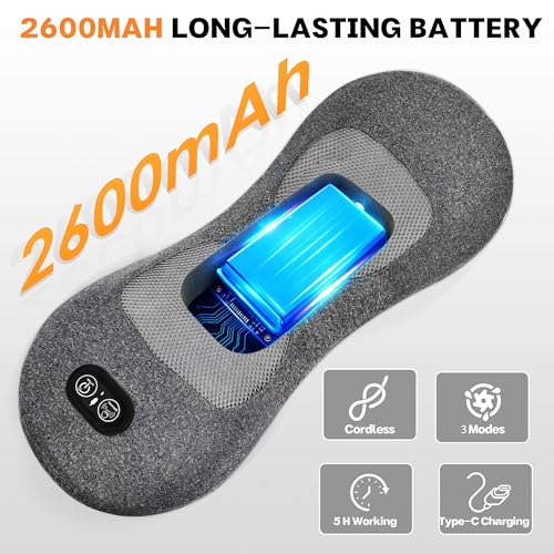 4-in-1 Electric Lumbar Support Pillow with Heat & Vibration