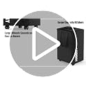 Large 82L Rolling Laundry Basket with Wheels and Mesh Cover