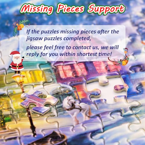 Christmas Advent Calendar 1008 Piece Jigsaw Puzzle - Santa's Secret Village