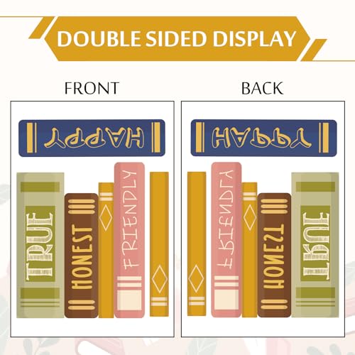 Boho Inspirational Window Clings - 6 Double-Sided Motivational Decals for Classroom & Nursery