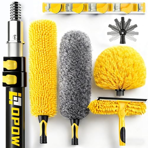 High Ceiling Duster Kit with 5-12ft Extension Pole & Attachments
