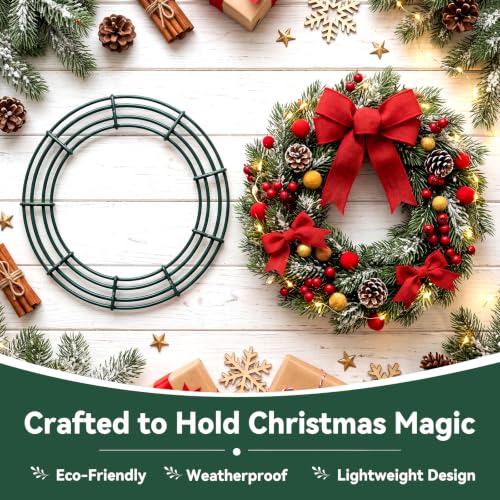 Round 20-Inch Metal Wreath Frame - 12 Pack for DIY Decor & Crafting