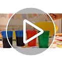 12oz Kids Spill-Proof Plastic Cups with Lids - 20 Pack, BPA-Free