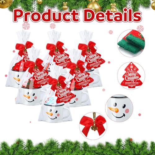 Yungyan 6‑Piece Christmas Mug & Fuzzy Socks Gift Set for Women