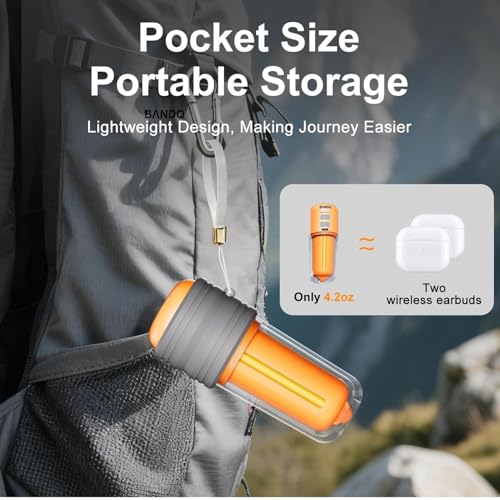 Portable Mini Air Pump for Inflatables with LED Camping Light - 2000mAh