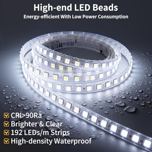36"x30" LED Bathroom Mirror, Backlit & Frontlit Vanity Mirror with Anti-Fog