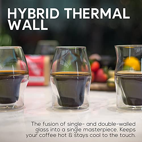ICOSA Brewhouse AVENSI 3-Piece Coffee Set with Unique Glassware for Aroma & Temperature Control